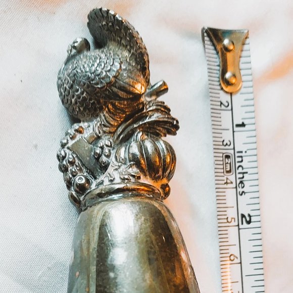 Collectibles Holiday & Seasonal Reed & Barton Silverplate Thanksgiving 1981 Bell - Picture 1 of 2